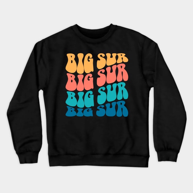 Big Sur Hippie Vintage Crewneck Sweatshirt by Big Sur California 